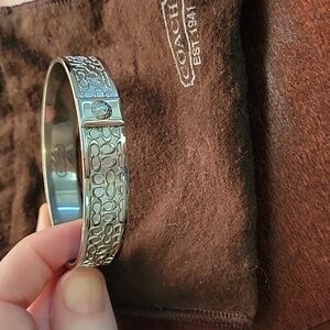 Coach signature bracelet